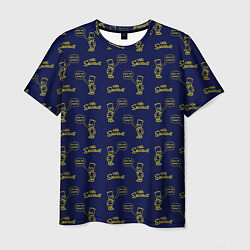 Мужская футболка Bart pattern Eat my shorts