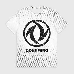 Футболка мужская Dongfeng с потертостями на светлом фоне, цвет: 3D-принт