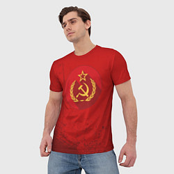 Футболка мужская Тень СССР, цвет: 3D-принт — фото 2