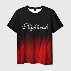 Футболка мужская Nightwish red plasma, цвет: 3D-принт
