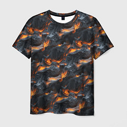 Мужская футболка Огненные волны - pattern