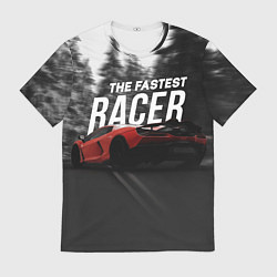 Футболка мужская The fastest racer, цвет: 3D-принт