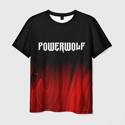 Мужская футболка Powerwolf red plasma