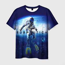 Футболка мужская Subnautica аквалангист, цвет: 3D-принт