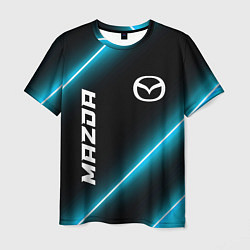 Мужская футболка Mazda неоновые лампы