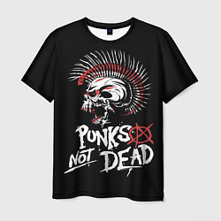 Мужская футболка Punks not dead - анархия