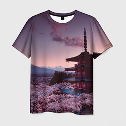 Мужская футболка Японский городок