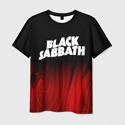 Футболка мужская Black Sabbath red plasma, цвет: 3D-принт