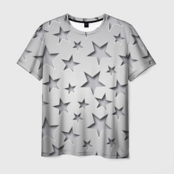 Мужская футболка Grey stars