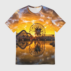 Мужская футболка Река и парк развлечений