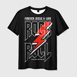Мужская футболка Rock and Roll Forever