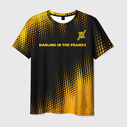 Футболка мужская Darling in the FranXX - gold gradient: символ свер, цвет: 3D-принт