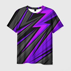 Мужская футболка Спорт униформа - пурпурный