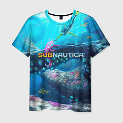 Мужская футболка Подводный мир сабнавтики