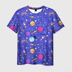 Мужская футболка Планеты и кометы