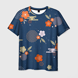 Мужская футболка Орнамент японского кимоно