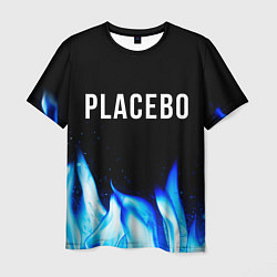 Мужская футболка Placebo blue fire