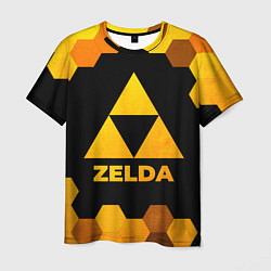 Футболка мужская Zelda - gold gradient, цвет: 3D-принт