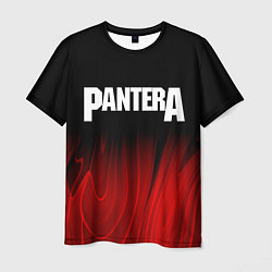 Футболка мужская Pantera red plasma, цвет: 3D-принт