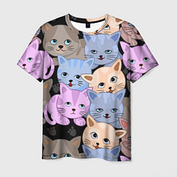 Мужская футболка Cats party
