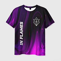 Мужская футболка In Flames violet plasma
