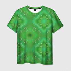 Футболка мужская Зеленый орнамент, цвет: 3D-принт