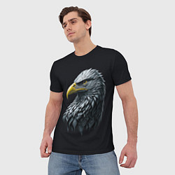 Футболка мужская Орёл от нейросети, цвет: 3D-принт — фото 2