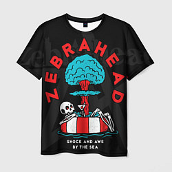 Футболка мужская Zebrahead - atomic skeleton, цвет: 3D-принт