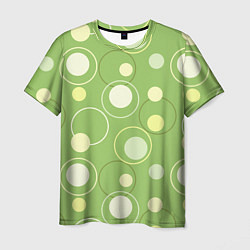 Футболка мужская Зеленое ретро, цвет: 3D-принт