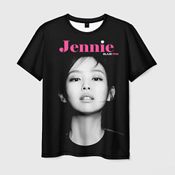 Футболка мужская Blackpink Jennie Portrait, цвет: 3D-принт