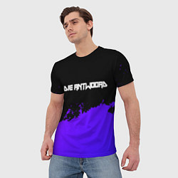 Футболка мужская Die Antwoord purple grunge, цвет: 3D-принт — фото 2