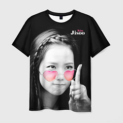 Мужская футболка Blackpink Jisoo Attention sign