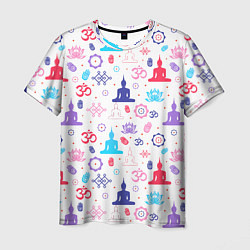 Мужская футболка Медитация - символика