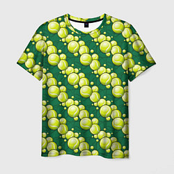 Мужская футболка Большой теннис - мячики