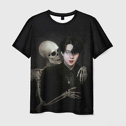 Мужская футболка Сехун со скелетом
