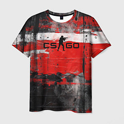 Футболка мужская CS GO краска, цвет: 3D-принт