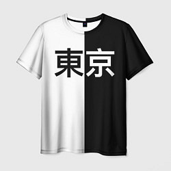 Мужская футболка Tokyo - Иероглифы
