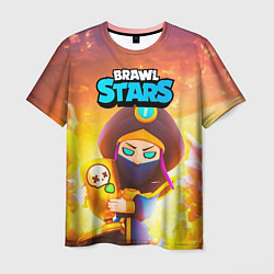 Футболка мужская Mortis пират Brawl Stars, цвет: 3D-принт