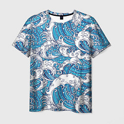 Мужская футболка Sea waves