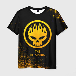 Мужская футболка The Offspring - gold gradient