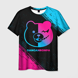 Футболка мужская Danganronpa - neon gradient, цвет: 3D-принт
