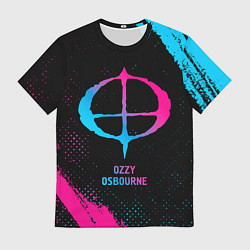 Футболка мужская Ozzy Osbourne - neon gradient, цвет: 3D-принт
