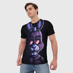 Футболка мужская Five Nights at Freddys Bonnie, цвет: 3D-принт — фото 2