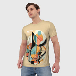 Футболка мужская Баухаус - Глаза ацтека, цвет: 3D-принт — фото 2