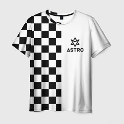 Мужская футболка Астро шахматка
