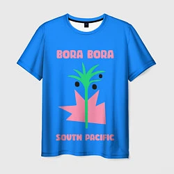 Футболка мужская Бора-Бора - Тихий океан, цвет: 3D-принт