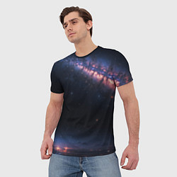 Футболка мужская Млечный путь в звездном небе, цвет: 3D-принт — фото 2