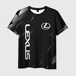 Футболка мужская Lexus - minimalism, цвет: 3D-принт