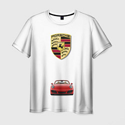 Футболка мужская Porsche car, цвет: 3D-принт