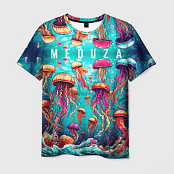 Мужская футболка Медуза в стиле арт